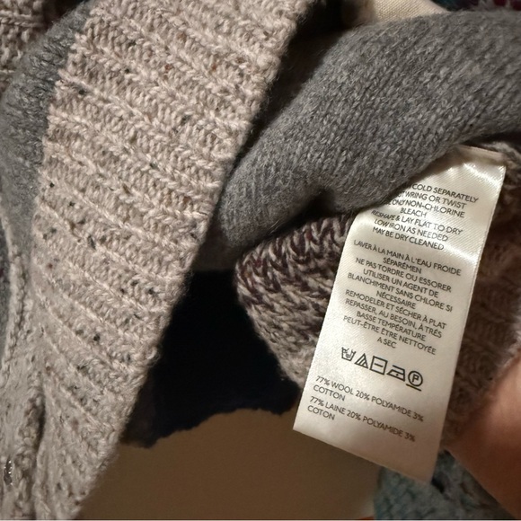 We the free bright at home cardi set/wool/Large - Picture 15 of 16